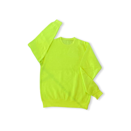3eeez | Bright Neon Yellow Sweatshirt – High Visibility, Stylish Comfort